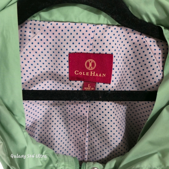 Cole Haan Sage Green Utility Jacket - Picture 6 of 7